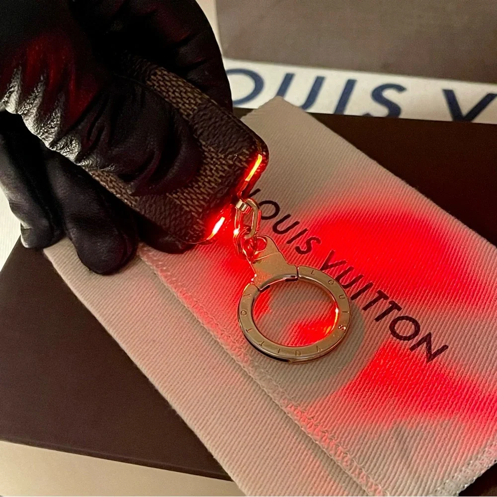 Louis Vuitton Astropill Damier Flashlight Key Chain or Bag Charm